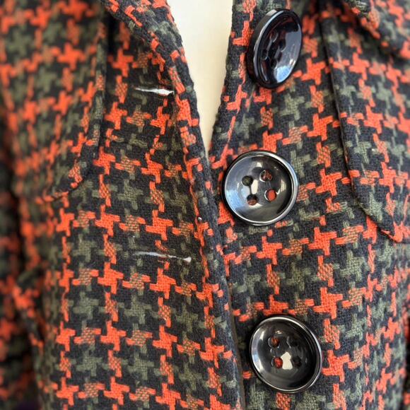 Vintage Beta House cropped houndstooth jacket - Picture 3 of 4